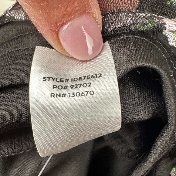 NEW Lulus Radiant Love Black Embroidered Skater Dress Fairy Babydoll Sz M - Picture 13 of 16